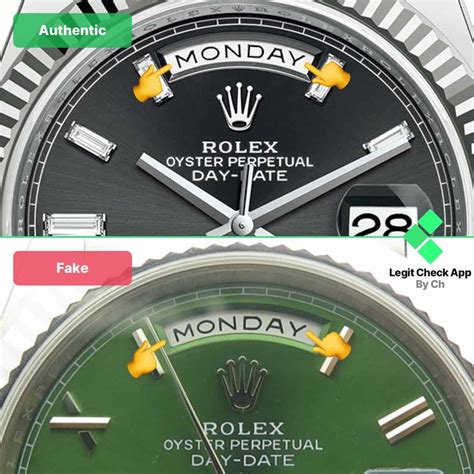 how to spot a fake daydate rolex|rolex knockoff watches day date.